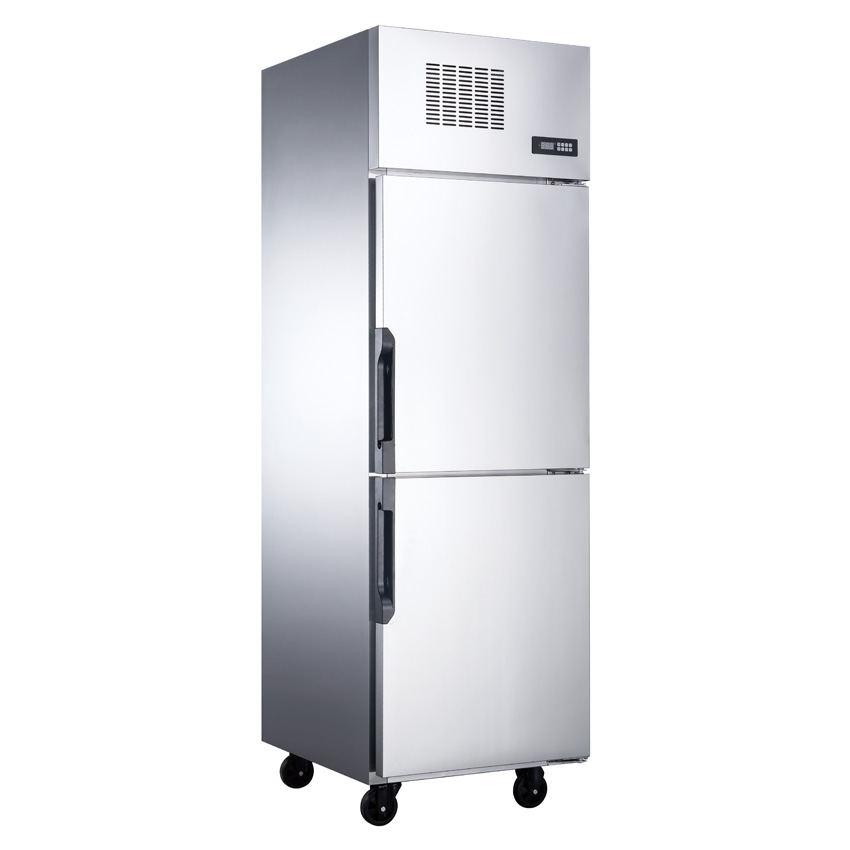Stainless Steel 2 Door Upright Freezer Commercial Used