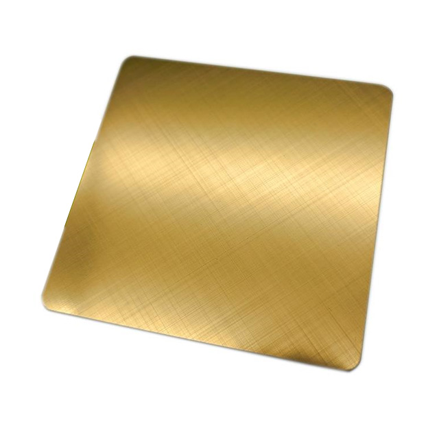 Gold Plated Stainless Steel Sheet, PVD Coating, 304, 201, 2 мм, Hot Sale