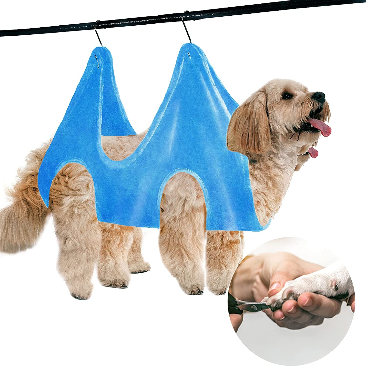 Wholesale Super Absorbent Dog Cat Drying Restraint Towel Pet Grooming Hammock