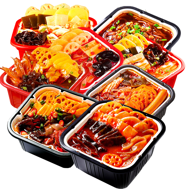 Chongqing spicy hot pot self heating noodles and vegetable noodles hot pot moodle self-heating hot pot