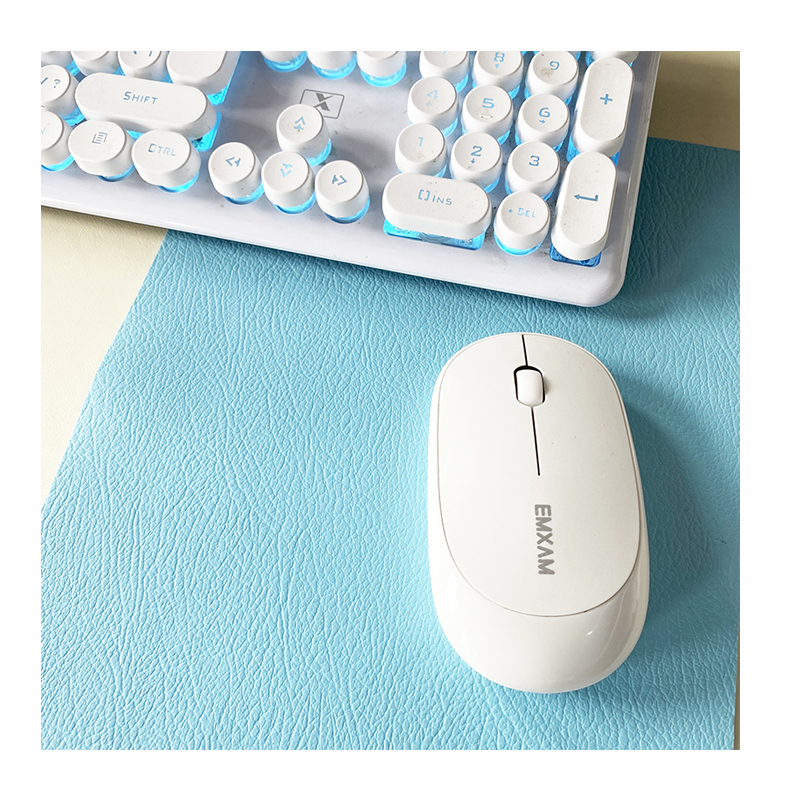 Custom size leather factory custom logo design desk pad gaming mouse pad office