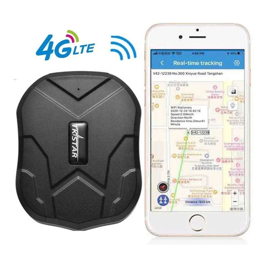 4G TKSTAR TK905 Автомобильный GPS трекер 5000 мАч 90 дней в режиме ожидания Двойная система позиционирования в режиме реального времени мониторы Бесплатная веб приложение