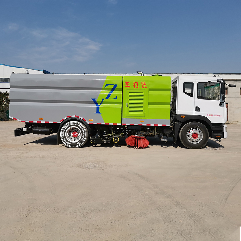 Dongfeng 8tons Stainless Steel Large street magnet sweeper Truck Road Cleaner From China