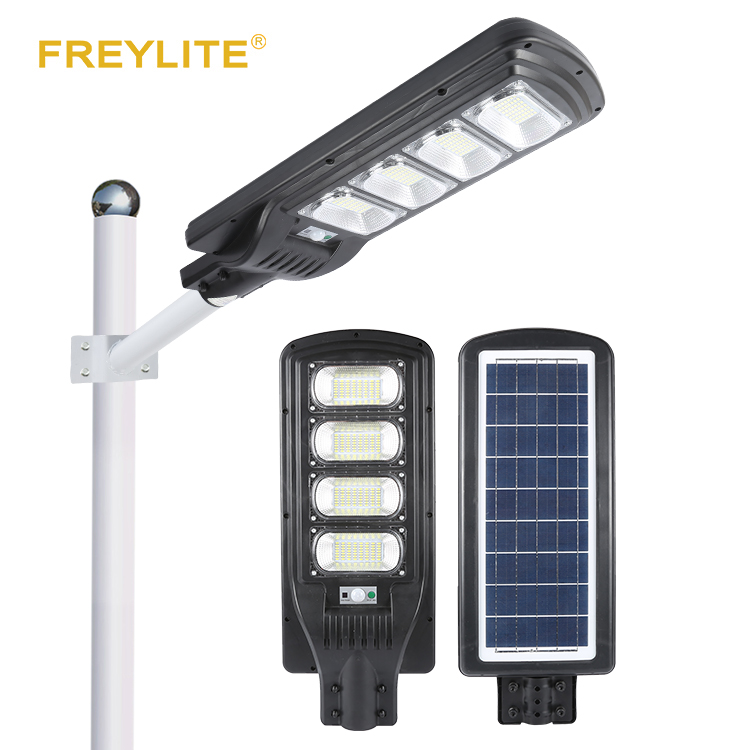 Новый дизайн, уличное водонепроницаемое освещение FREYLITE ip65, 60 Вт, 90 Вт, 120 Вт, 150 Вт, встроенное универсальное светодиодное уличное освещение на солнечной батарее