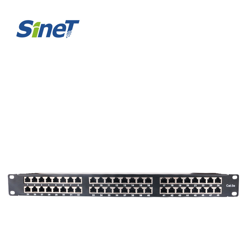 Патч-панель экранированная Cat6 Cat6A FTP, 24 порта 2U, 48 портов, 19 дюймов