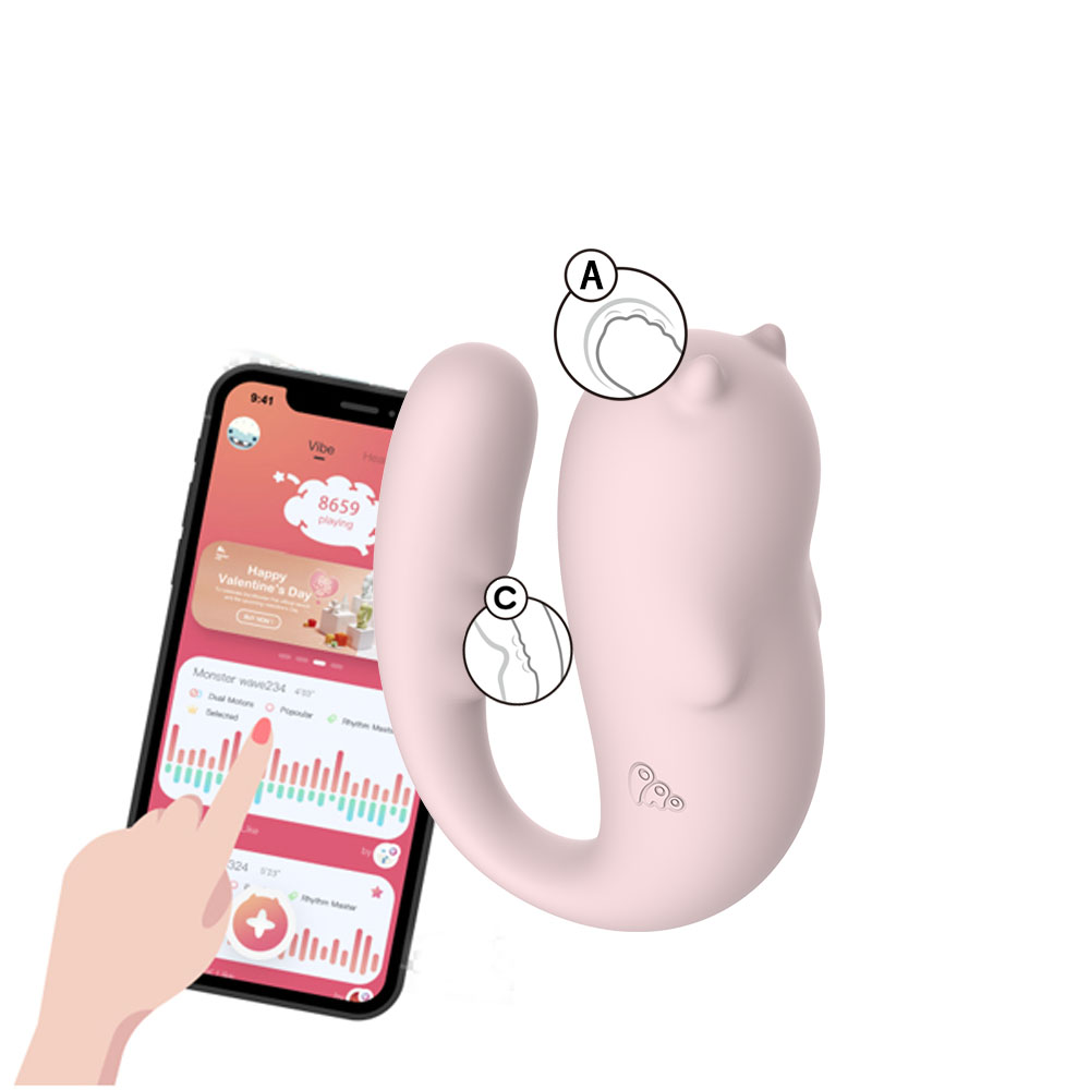 Hot Sale APP Remote Toy Monster Pub Vibrating Kegel Ball Smart Vibrator Pussy Massager Waterproof Silicone Love Eggs