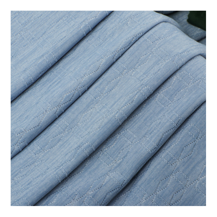 Cool touch 40% Nylon48%Polyester 12%Spandex 180GSM T-shirt Jacquard Fabric