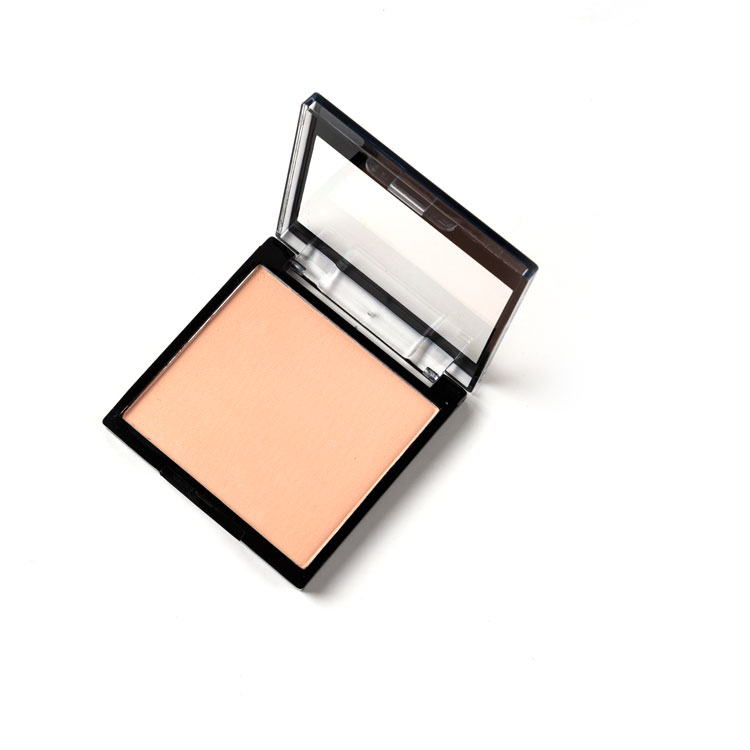 Private label cosmetics square powder face pressed powder palette full coverage oem
