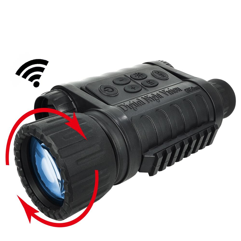 Bestguarder 6x50 HD дневная и Ночная монокулярная камера с WIFI
