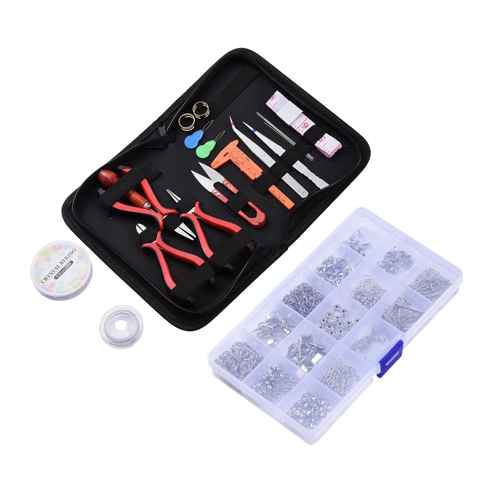 Jewelry making tool set, earring diy material package handmade pliers cross-border jewelry accessories set