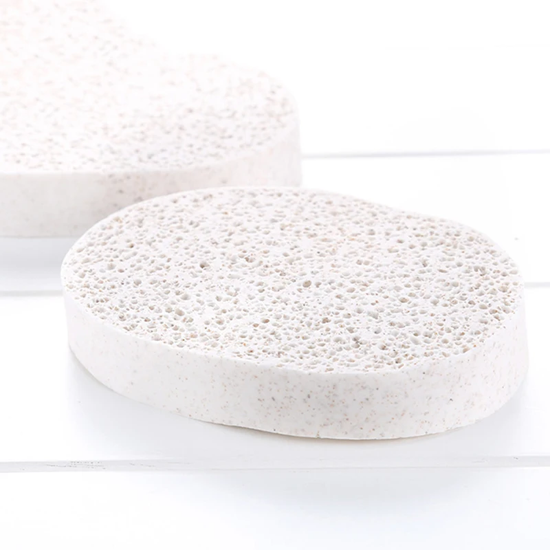 2021 hot sell Walnut fine particle bath natural face wash facial sponge