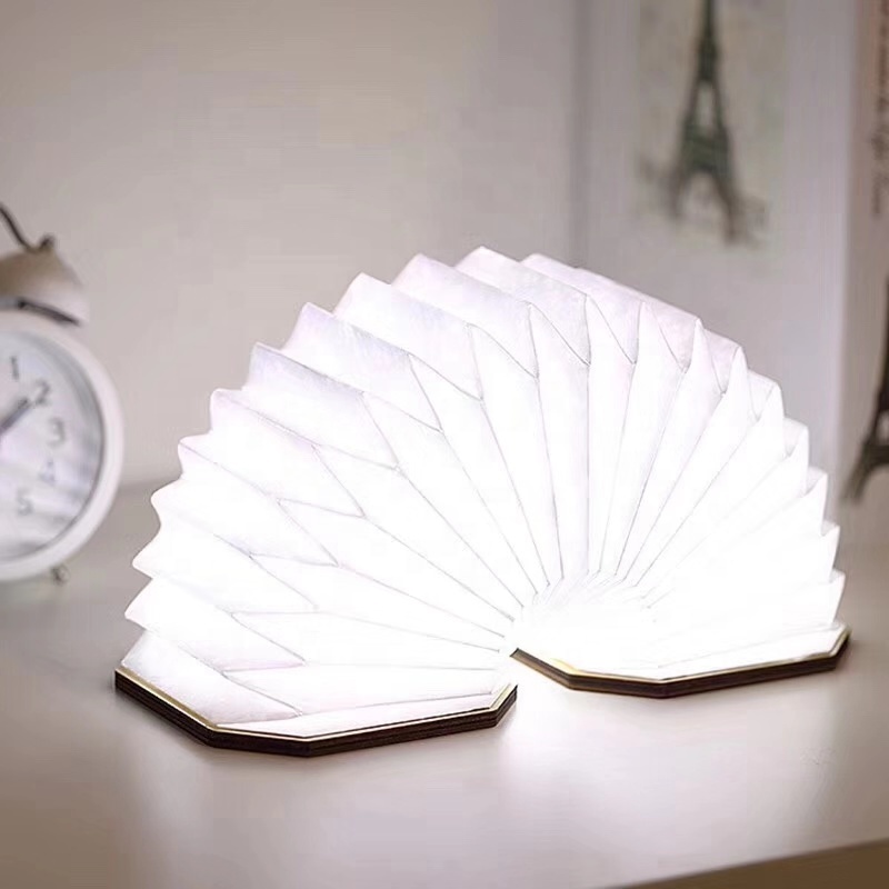 Dupont tyvek бумажная лампа для книг Складная светодиодная usb электрическая лампа для чтения в форме книги