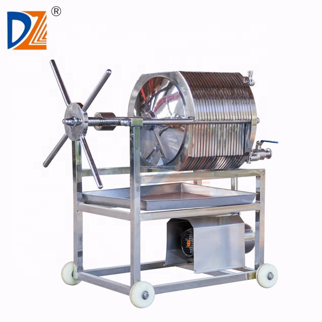 Stainless Steel milk press filtration vegetable oil filter press machine