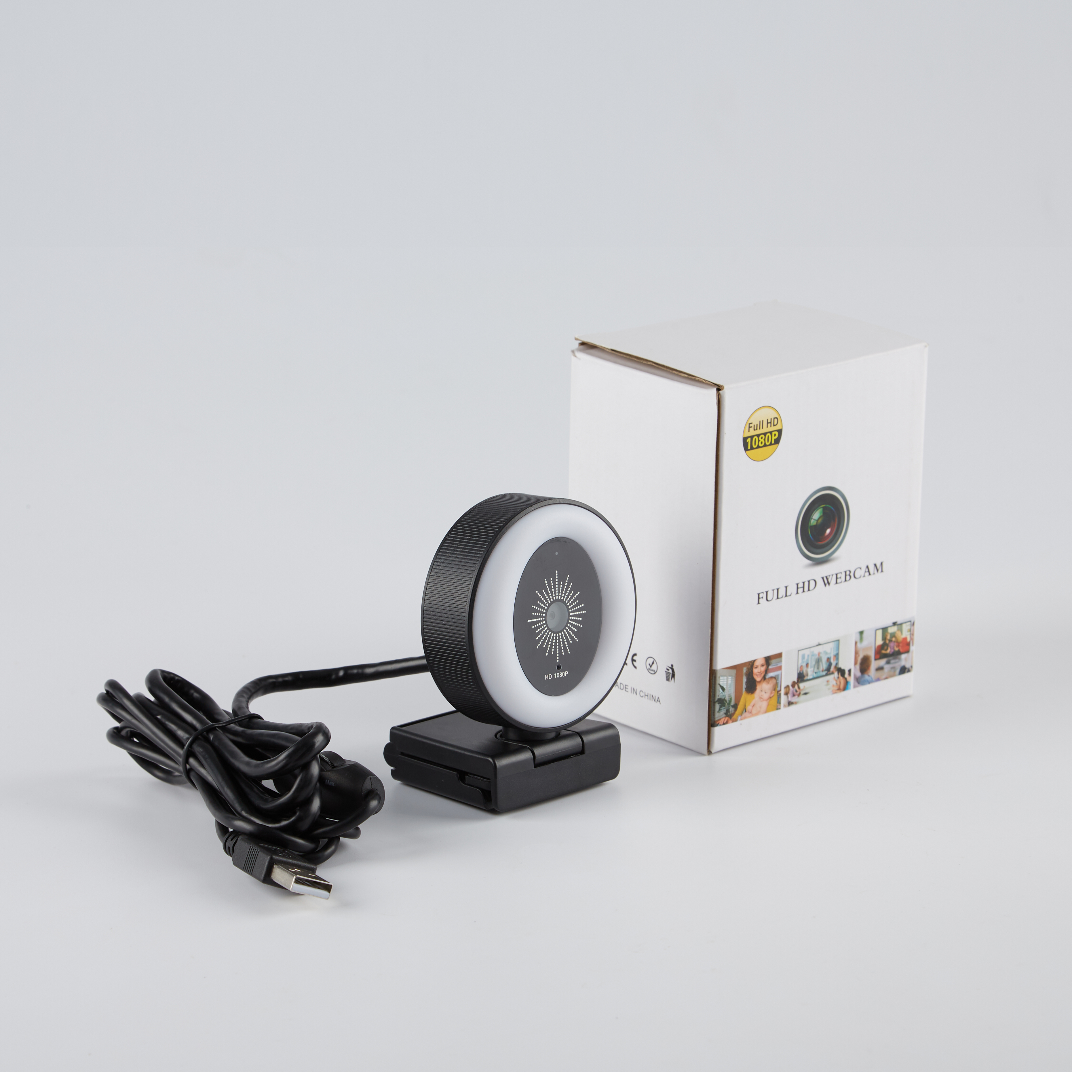 Factory Private Logo Custom Laptop PC Computer Camara Live Stream 1080P HD Beauty Cam Video Conference Camera USB Webcam