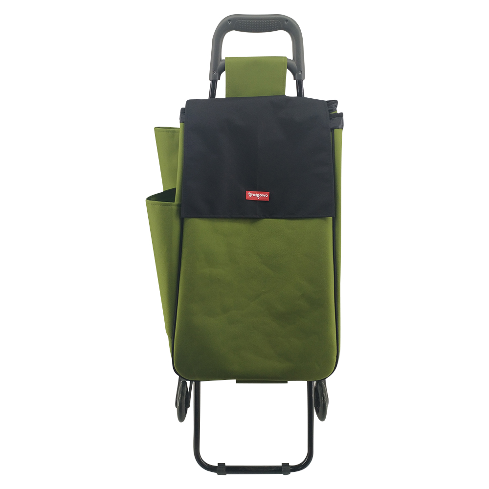 polyester foldable trolley shopping bag