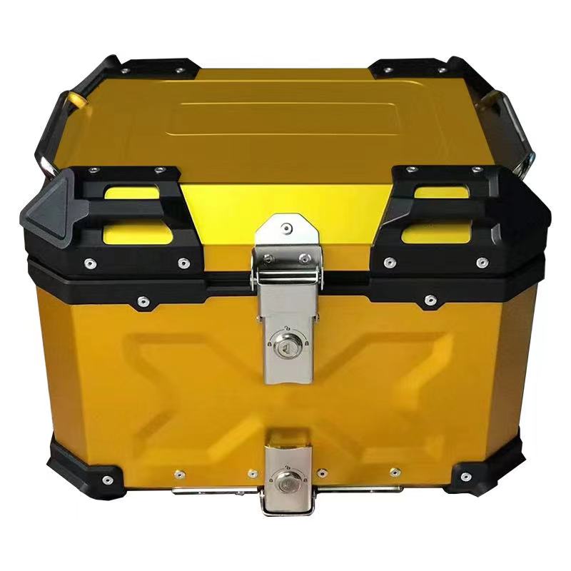 45L x коробка для мотоцикла, коробка для доставки мотоцикла, оптовая продажа, универсальные алюминиевые панели, задняя коробка для мотоцикла