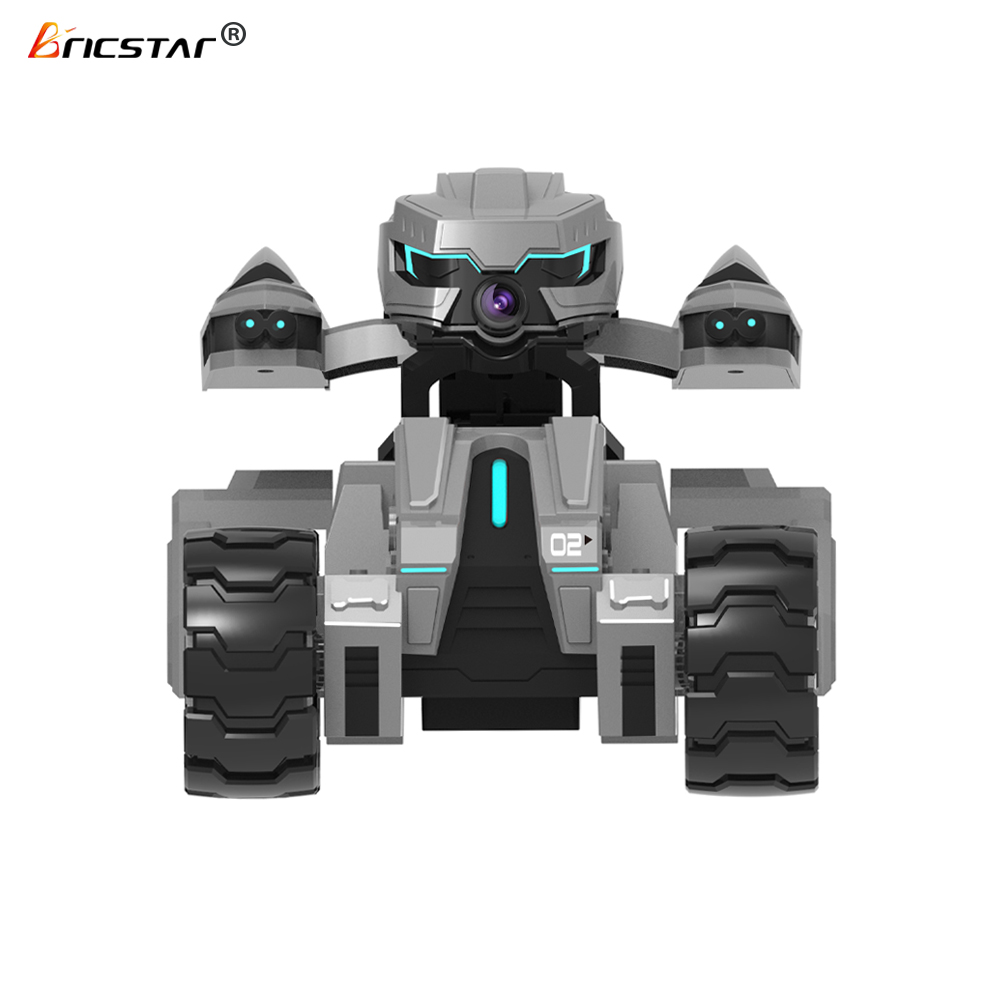 Bricstar 2,4G управление телефоном ночник молния для нескольких игроков боевая игра wifi rc шпионский автомобиль с видео 720P WiFi камера