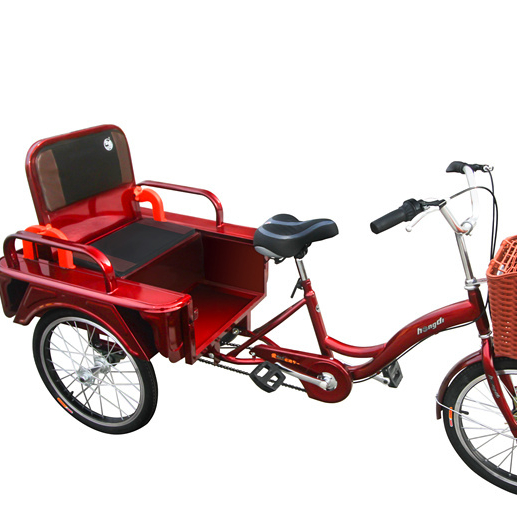 leisure tricycle wtih 3 wheel bicycle can be equipped with battery electrode