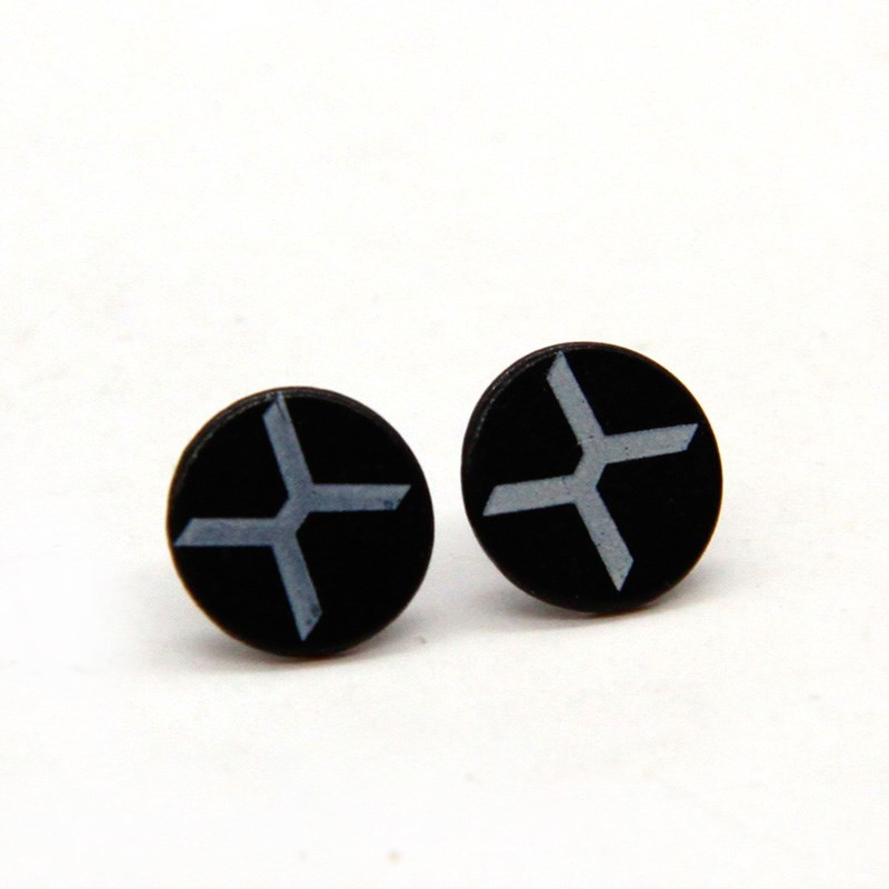 Customized plastic black shaped pin shaped thumb tack