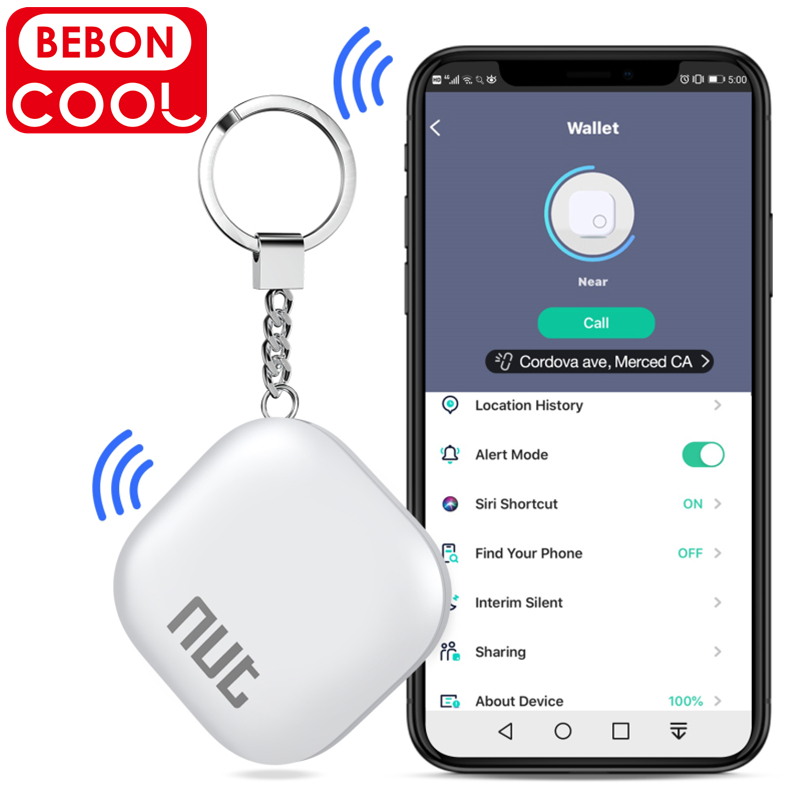 Wireless Mini Anti-Lost Smart Key Finder Locator for Purse Wallet Keychain Tracker with One Touch Find for Kids Finder Alarm Tag