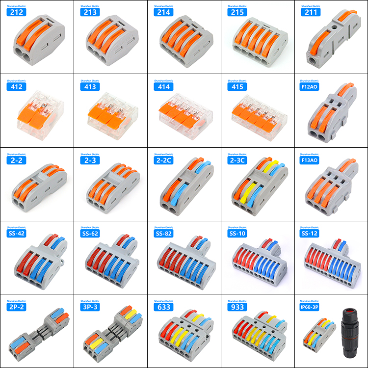 New Wire Connector LED Light Connector Factory Wholesale CE Certificate Fast Easy Safe Compact Connector 222 221-412