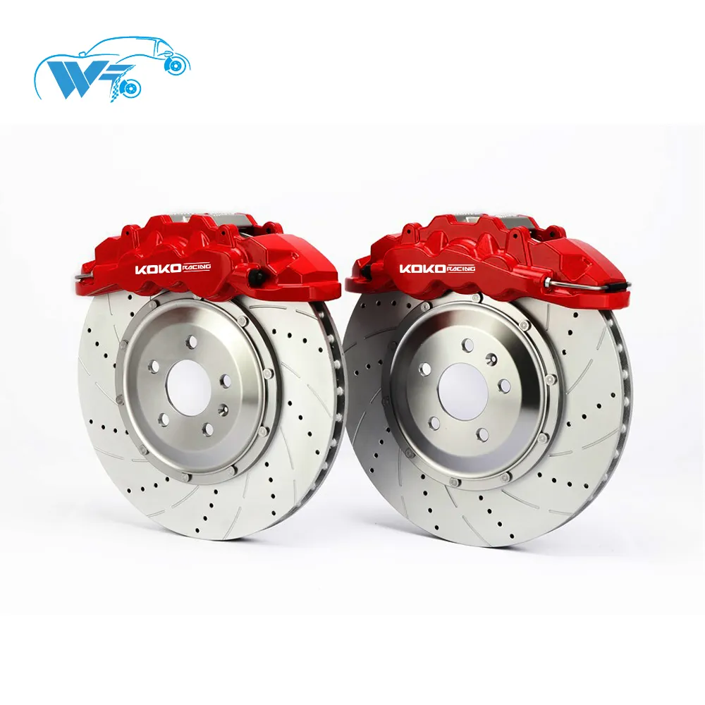 Refit Improve braking performance car parts for Golf MK7 WT8520 6 pot big brake caliper kit brake disc 370*36mm