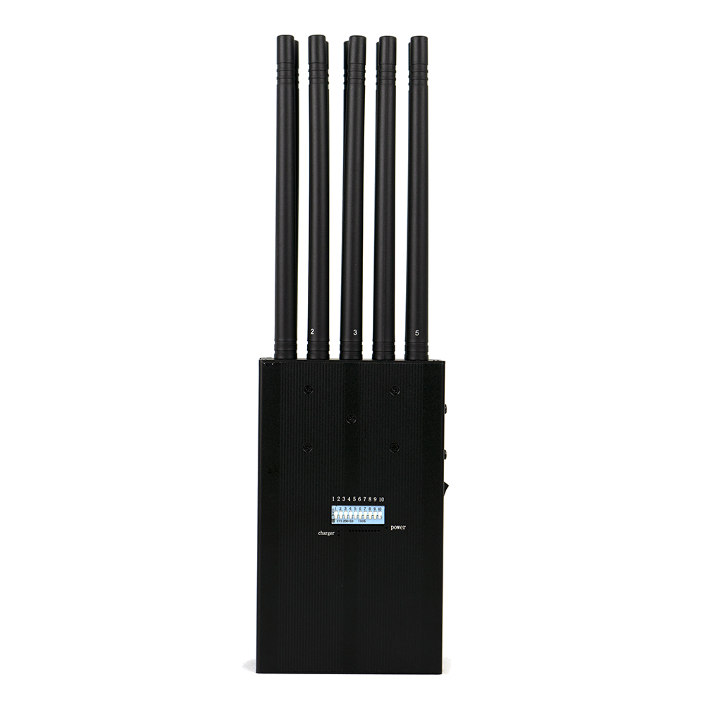 10-канальный ручной GSM CDMA LTE 3G 4G 5G WIFI GPS Lojack VHF UHF детектор сигнала