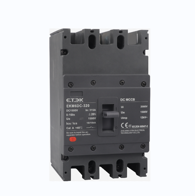 ETEK EKM1-63DCSolar в формованном корпусе 500V 1000V 1500V DC фотоэлектрический выключатель 150A 200A 300A 400A 600A ПВ изолятор высокий ток отдельно Кол-во