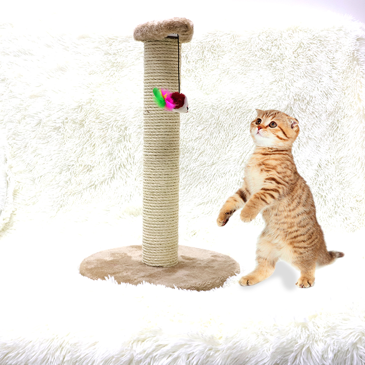 High quality wholesale cat scratch design shaped cat scratcher scratching post cat toy