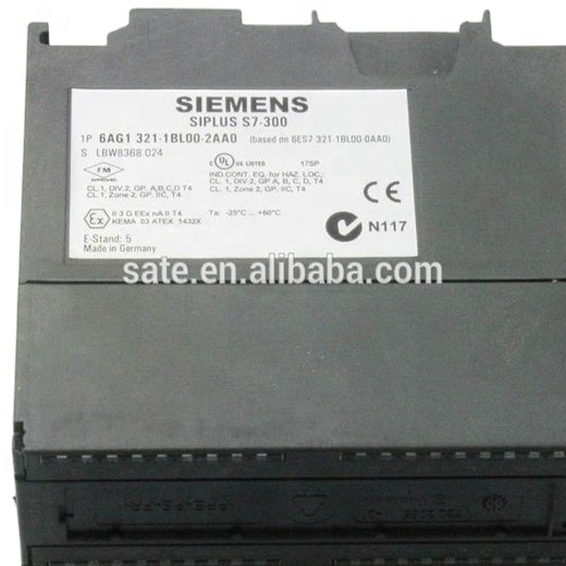 6AG1331-7TB00-7AB0 SIEMENS продуктам семейства siplus S7-300 SM331 -25 -+ 70 градусов новый и origial