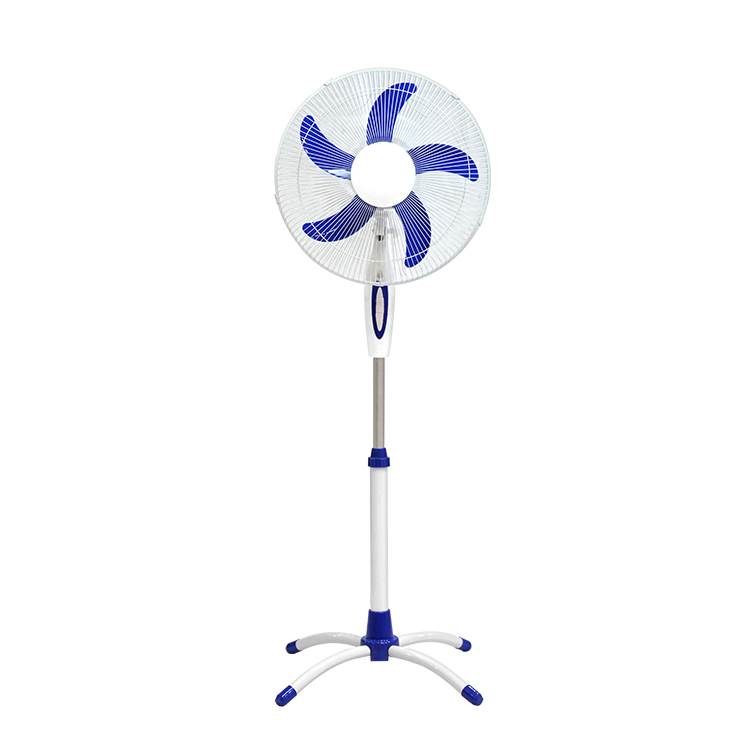 Manufactory 5 PP Blade 16 Inch Pedestal Fan Electric Cooling Cross Base Stand Fan