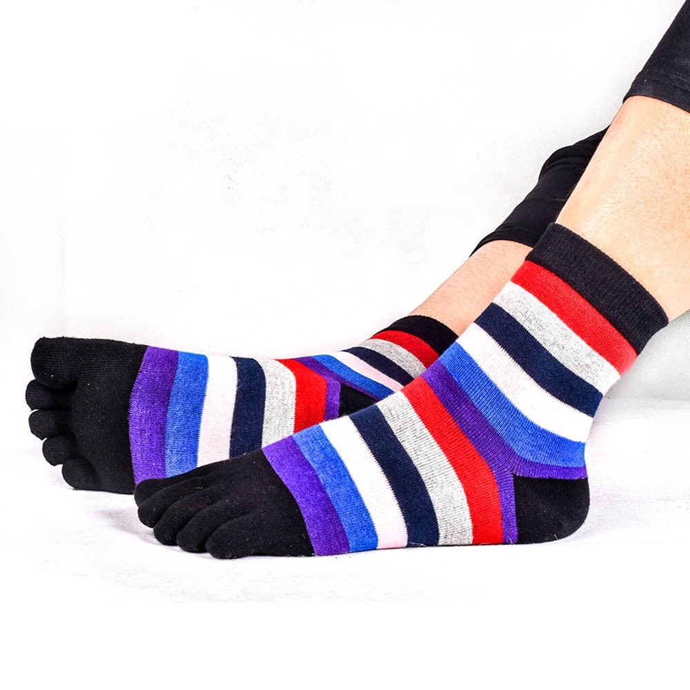 Colorful women five toe socks womens socks finger toes