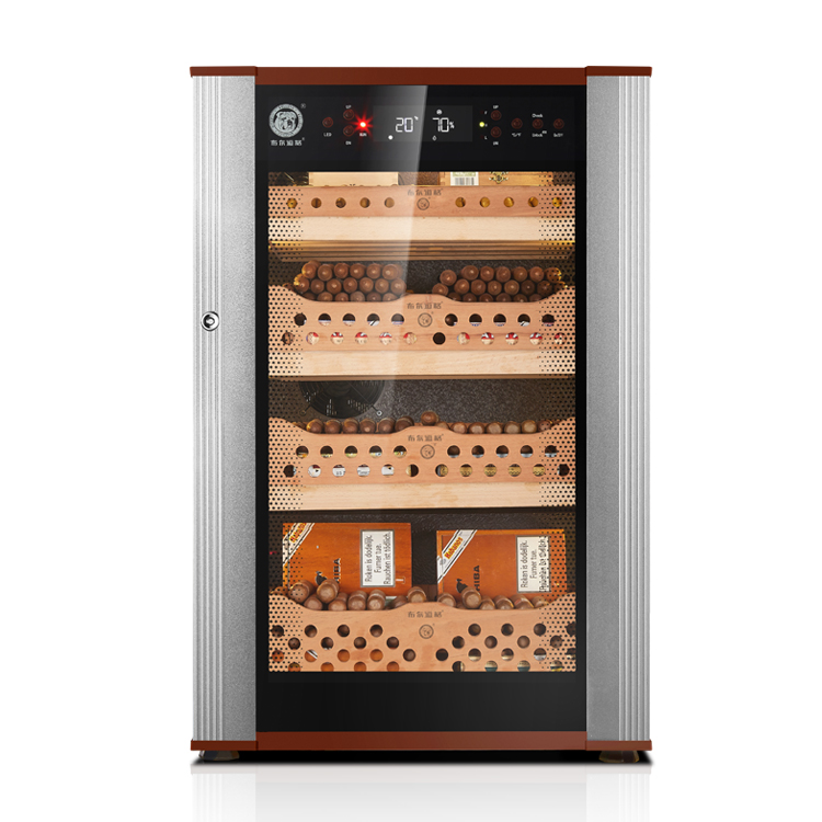 Лучшие продажи испанский кедр полки хранения сигары увлажнитель humidor шкаф дисплей