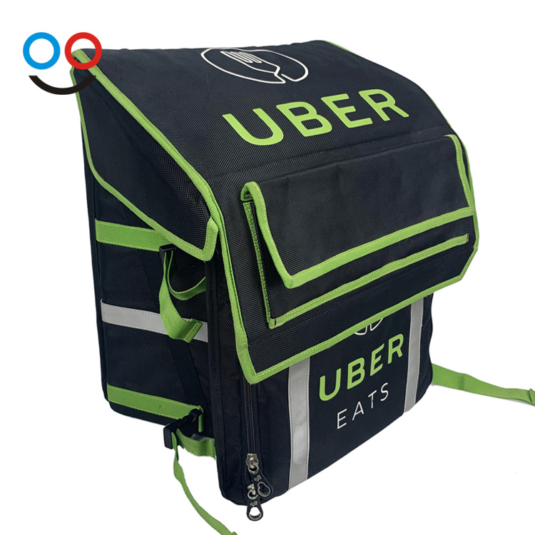 Высокое качество заводской заказной Uber съедает изолированные термальные пиццы Ланч еда Доставка сумка рюкзаки для велосипеда