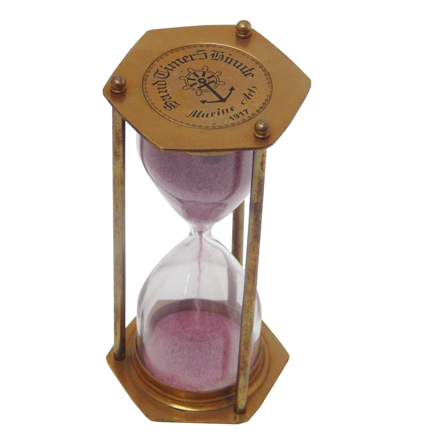 Hourglass retro design top selling sand time wooden home decorative Nautical sand timer