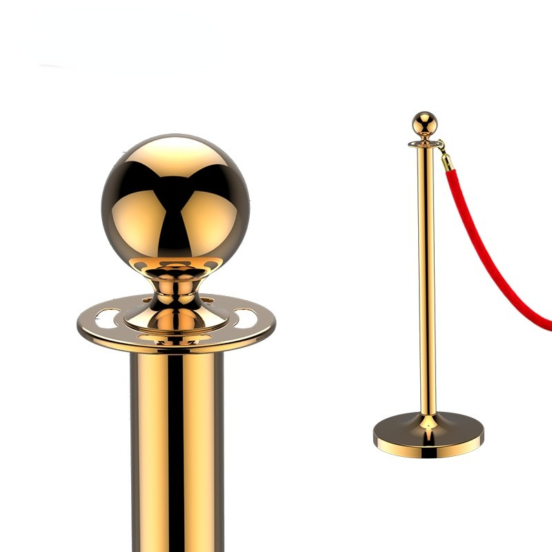 Quality Assurance Rope Stanchion Posts,Road Traffic Barrier Fence,Base Available