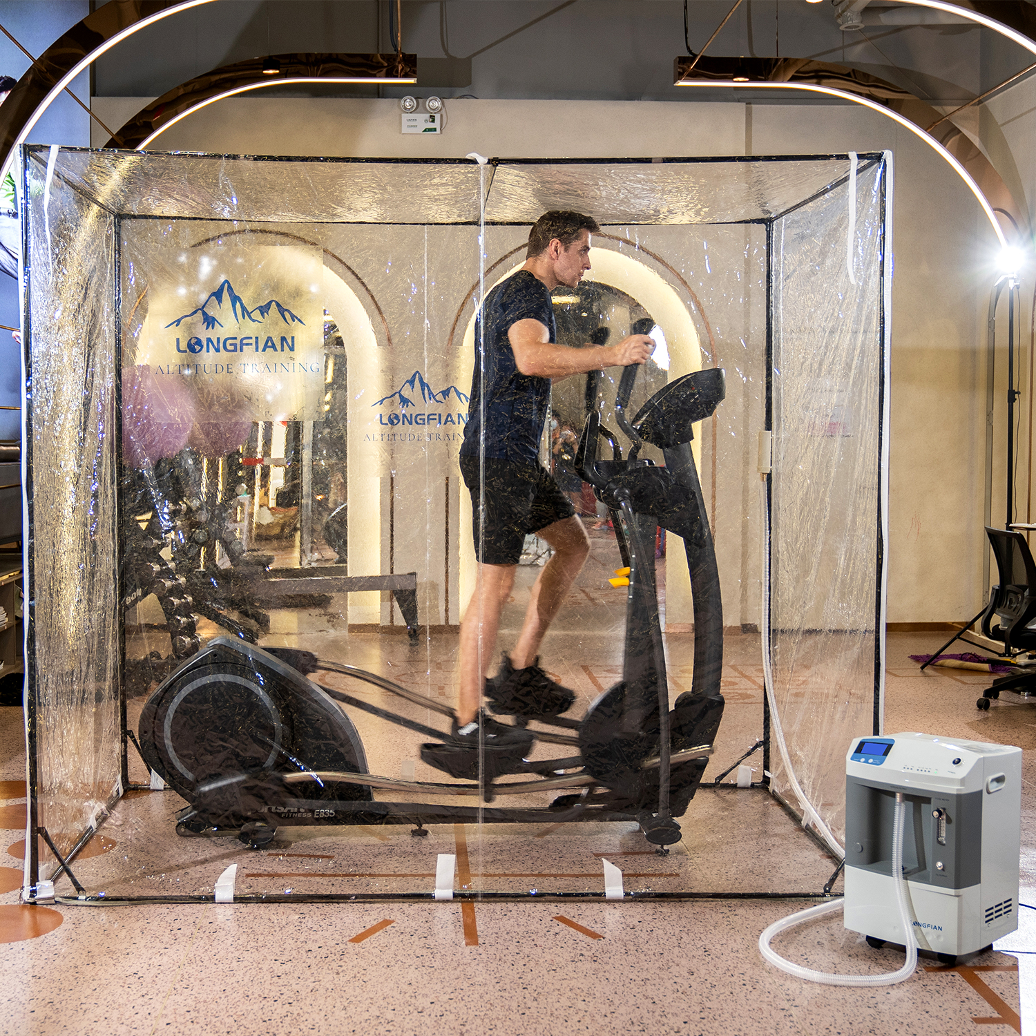 Respiratory System Improves Physical Performance Exercise With Oxygen Training Equipment