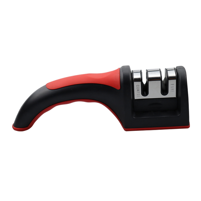 High quality black soft handle 2 stage laser sharpener for knives