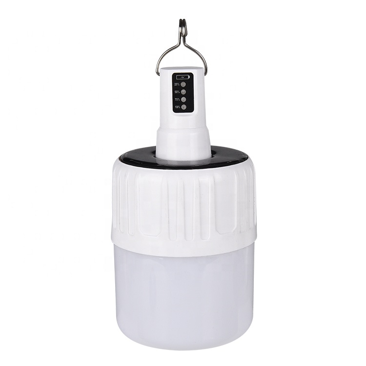 Amazon hot selling ceiling mounted rechargeable solar light bulb emergency lamp solar bulb light led