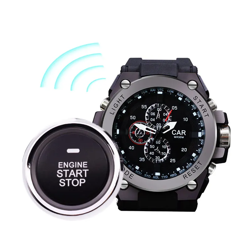 Smart Watch Remote Control Start Stop  PKE Passive Keyless car immobilizer System Car Alarms For Car