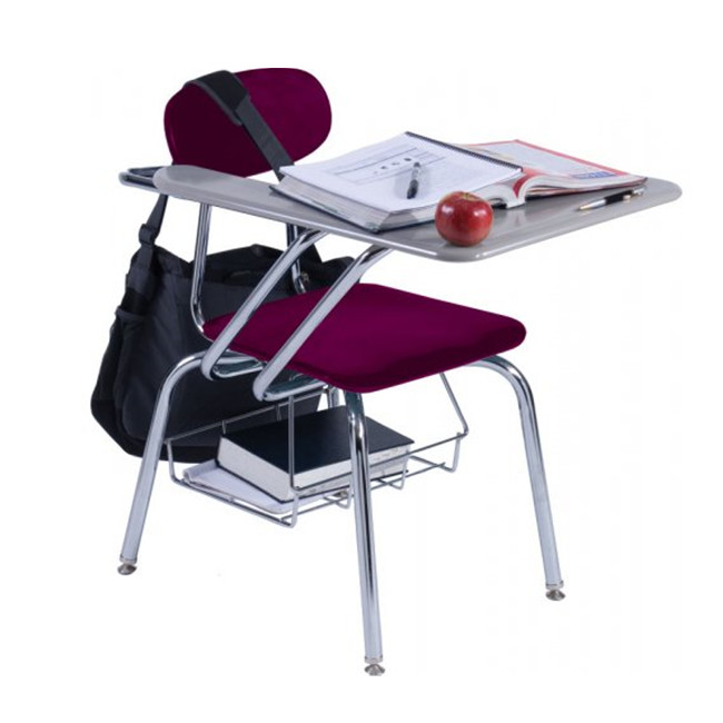 movable nordic style kids study table university school student desk and chair