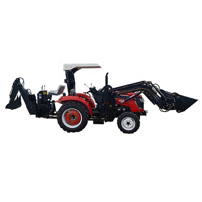 Прямой экспорт, трактор 40hp 45hp 50hp с фронтальным погрузчиком или экскаватором-погрузчиком