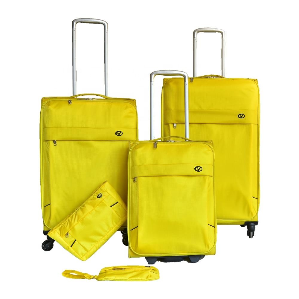 Carry-on Легкий расширяемый rolling чемодан набор rollaboard багажа мягкий багаж с колесами