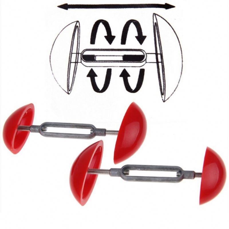 2pcs Adjustable Plastic Women Mini Shoes Keepers Support Care Stretcher Shoe Shapers Mini Shoe Trees Shoes Expander Extender