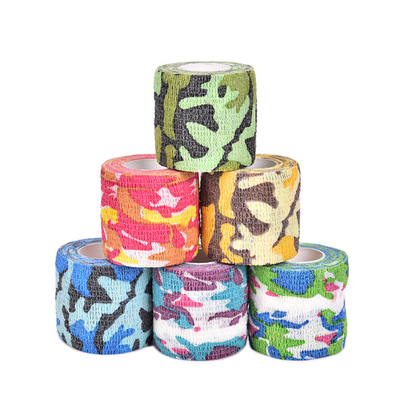 Self-Adhesive Protective Tape Tactical Camo Multi-Functional Non-Woven Fabric Stealth Tape for Outdoor Military Hunting