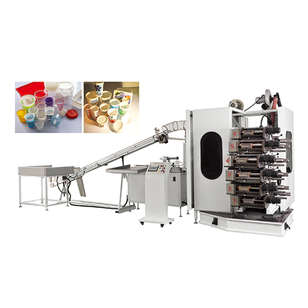 Cheap price 4 color curved surface plastic cups offset printing machine