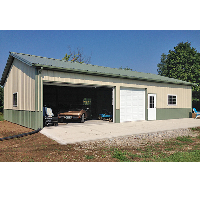 low cost prefabricated steel structure Garage/Hangar/warehouse prices