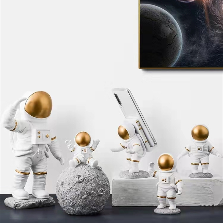 Оптовая продажа, 3D-печать астронавта, миниатюрная Персонализированная экшн-фигурка из ПВХ смолы