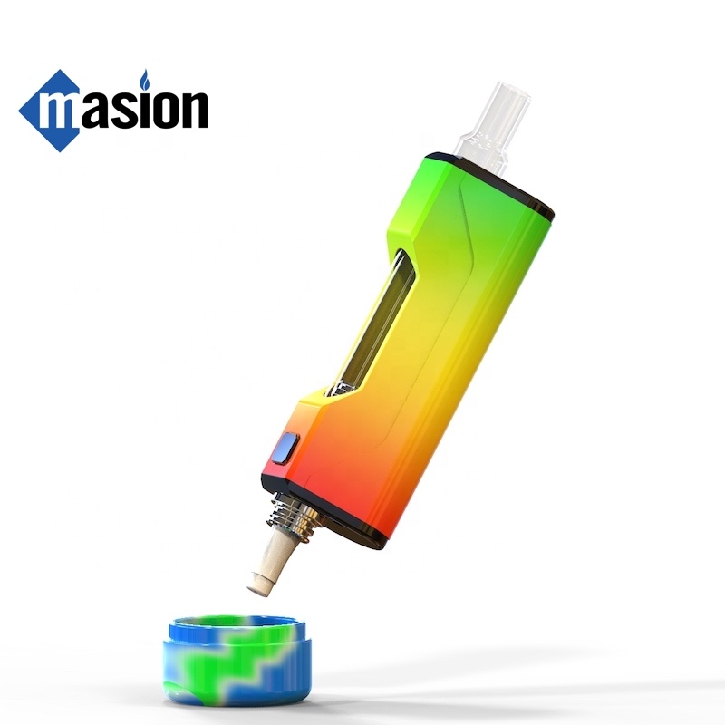 Многоцветный большой емкости батареи 5 в 1 dab pen wax vaporizer с картриджем 510 thread