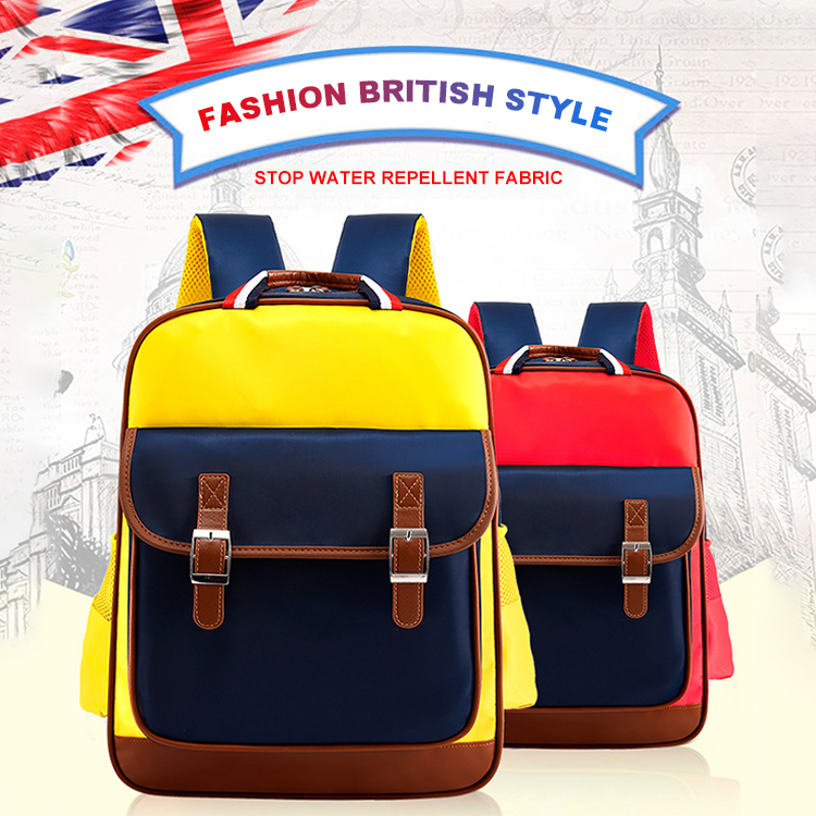 2021 New Arrival British style Children School bags for boys girls Big capacity backpack Waterproof satchel Kids Book school bag